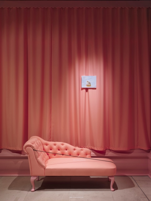 Installation view, Karen Kilimnik, Cute, Somerset House, London, 2024