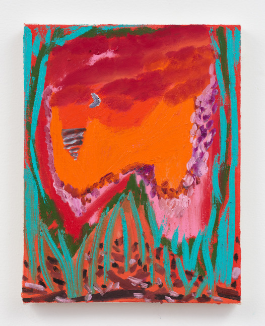 SEEDLINGS  2019  Oil and acrylic on canvas  35.5 x 28 cm / 14 x 11 in