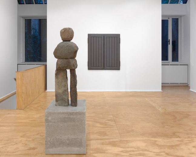 installation view of works by various artists