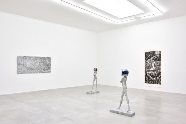 Installation view of Works by Jean-Marie Appriou
