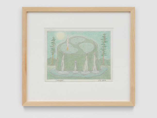 Overnight

2024

Colored pencil and graphite pencil on Arches hot press paper

Sheet 17.5 x 22.5 cm / 7 x 8 7/8 in

Frame 33.5 x 38.5 x 3 cm / 13 1/4 x 15 1/8 x 1 1/8 in

&amp;copy; John Dilg