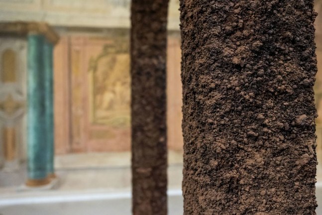 Installation view, Ugo Rondinone, arched landscape, Belvedere, Vienna, 2024