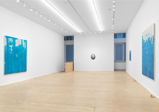 Installation view of Verne Dawson paintings exhibition