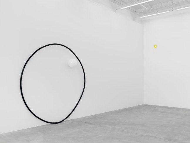 Installation view of Mark Handforth sculptures exhibition