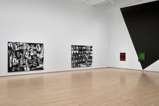 Installation view, Adam Pendleton, To Divide By, Mildred Lane Kemper Art Museum, St. Louis, 2023