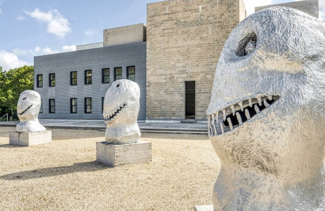 Installation view, Ugo Rondinone, sunrise. east, The Watermill Center, Hamptons, 2025