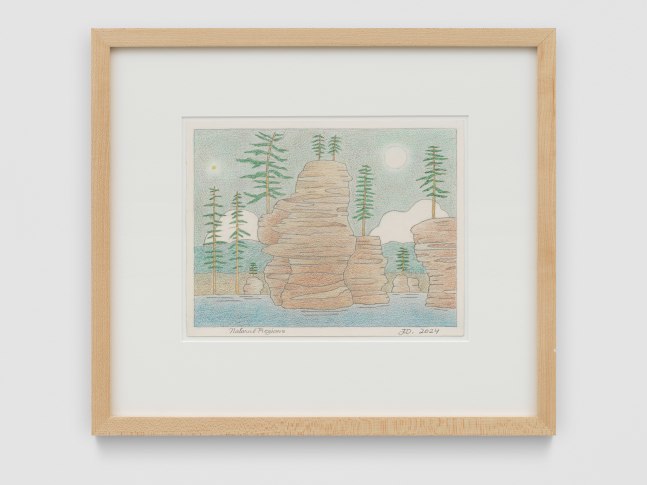 Natural Regions

2024

Colored pencil and graphite pencil on Arches hot press paper

Sheet 18 x 23 cm / 7 x 9 in

Frame 33.5 x 38.5 x 3 cm / 13 1/4 x 15 1/8 x 1 1/8 in

&amp;copy; John Dilg