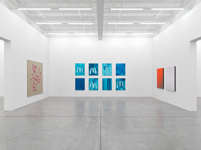 Installation view of works by various artists