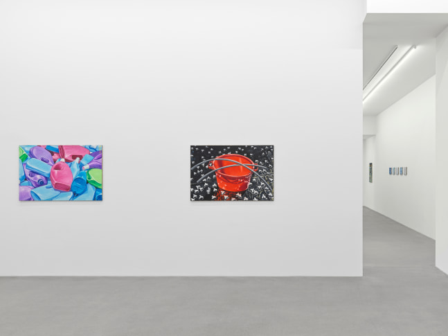 Installation view, Jean-Fr&amp;eacute;d&amp;eacute;ric Schnyder, &amp;OElig;L AUF LEINWAND, Galerie Eva Presenhuber, Waldmannstrasse, Zurich, 2024