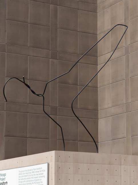 Installation view of sculptures by Mark Handforth