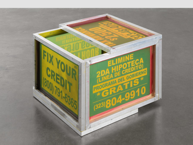 sculpture by Walead Beshty