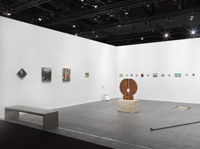 Installation view of works by various artists