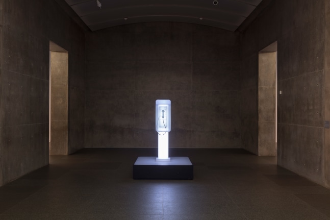 Installation view of Works by Doug Aitken