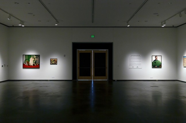 Installation view of Works by Lucas Blalock