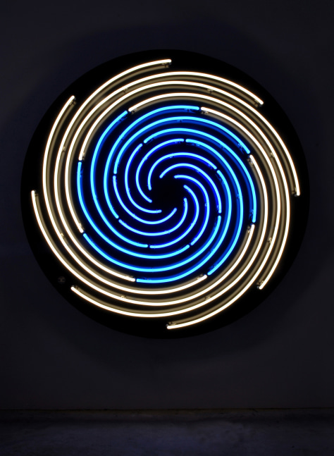 DON&amp;#39;T THINK TWICE I

2006

Blue and white neon on wooden frame, transformer, wall holders

Edition 4 of&amp;nbsp;4

167.5 x 167.5 x 18 cm / 66 x 66 x 7 1/8 inches

140&amp;#39;000 USD