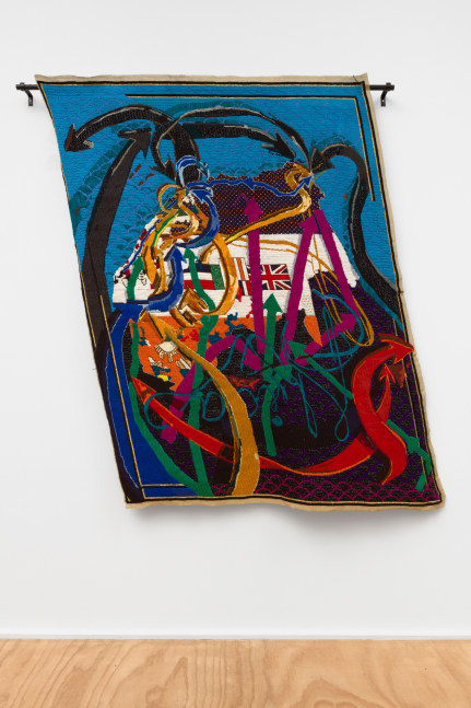 Prelude to The Lunar Songbook
2021
Wool and thread on tapestry canvas
185.5 x 174 cm / 73 x 68 1/2 in
RUGA 48505