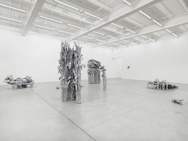 Installation view of Jean-Marie Appriou sculpture exhibition