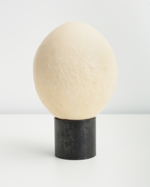 egg sculpture by Sarah Ortmeyer