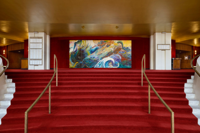 Installation view, Shara Hughes, Librettos, The Metropolitan Opera, New York,&amp;nbsp;September 2024 &amp;ndash; June 2025