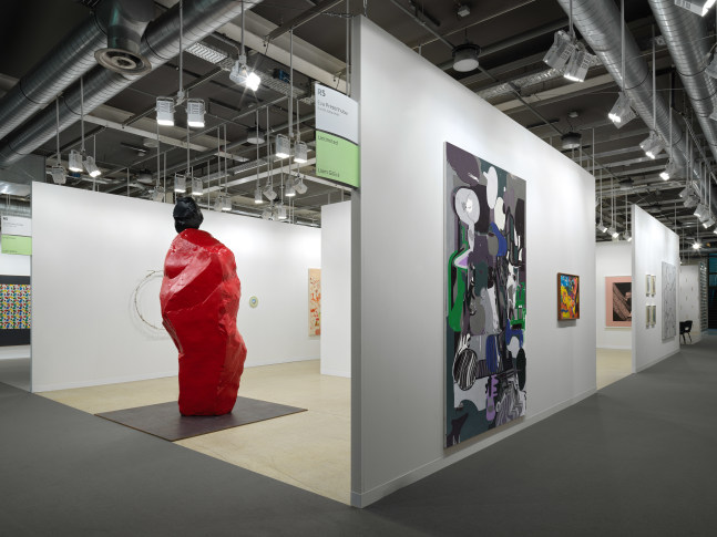Installation view of works by various artists