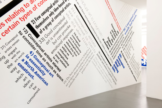 Installation view of sculptures by Angela Bulloch