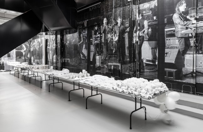 Installation view of works by John Giorno