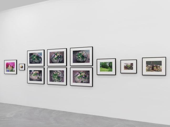 Installation view of Karen Kilimnik photography and installation exhibition