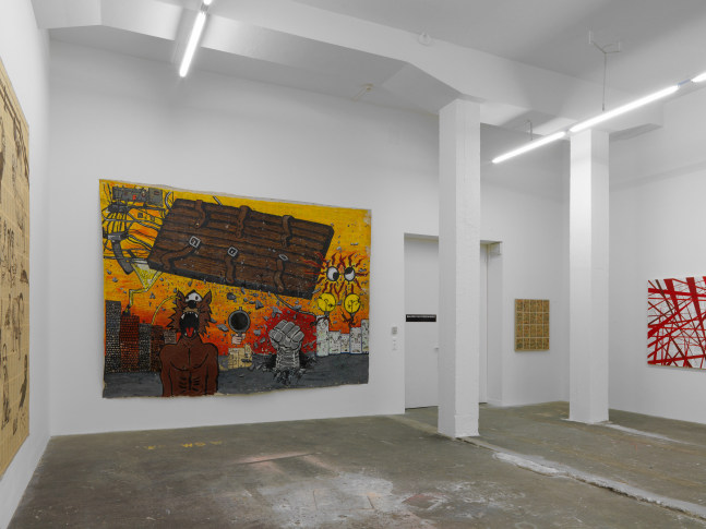 Installation view, Tim Rollins and K.O.S., 25 Years, Galerie Eva Presenhuber, L&amp;ouml;wenbr&amp;auml;u Areal, Zurich, 2007