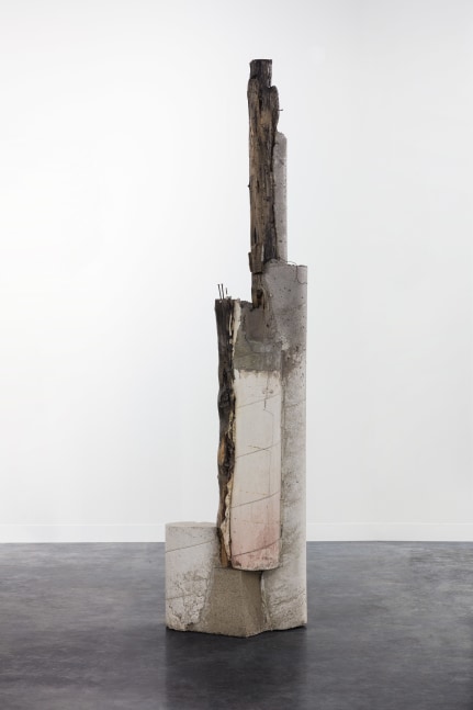 work image of sculpture by Oscar Tuazon