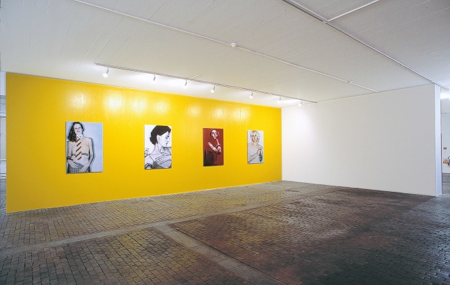 Installation view of photographs by Ugo Rondinone