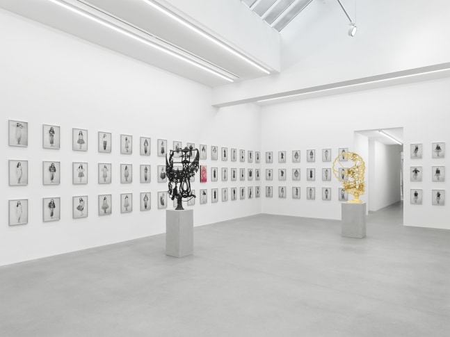 Installation view of works by Chuck Nanney and Joel Otterson