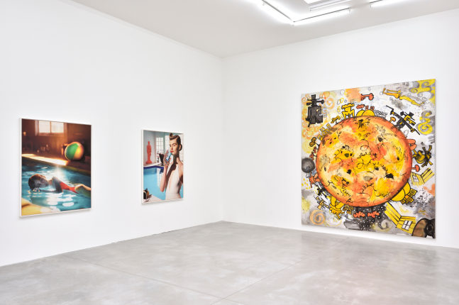 Installation view, Carroll Dunham &amp;amp; Laurie Simmons, Consortium Museum, Dijon, 2024
