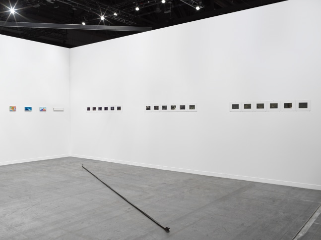 Installation view of paintings by Jean-Frédéric Schnyder