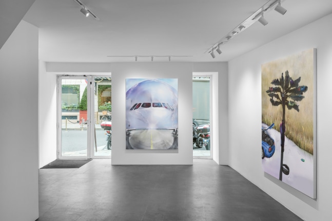 Installation view, Louisa Gagliardi, Hard-pressed, Galerie Eva Presenhuber x 75 Faubourg, Paris, 2025