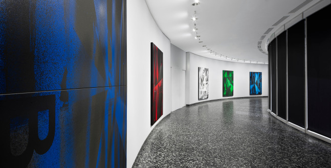 Installation view, Adam Pendleton, Love, Queen, Hirshhorn Museum, Washington D.C, 2025-27