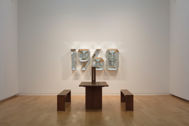 Installation view of Works by Doug Aitken