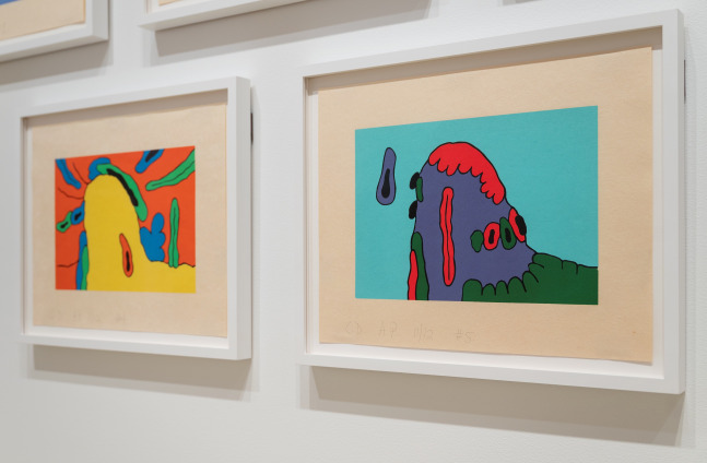 installation view Carroll Dunham Nasjonalmuseet Oslo