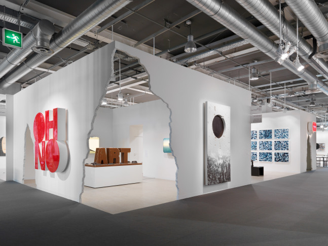 Installation view of Works by Doug Aitken