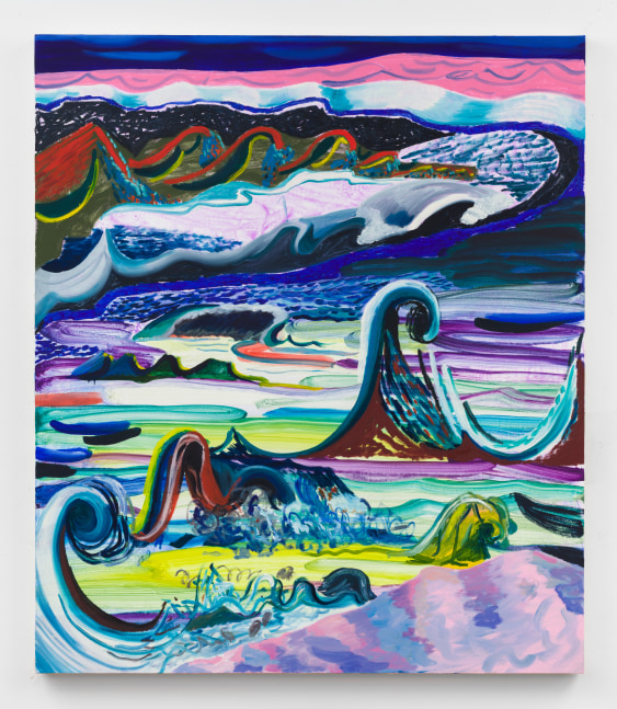 Painting by Shara Hughes