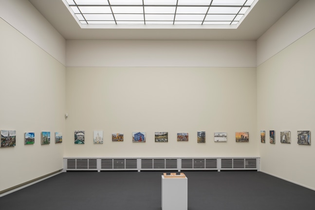 Installation view of works by Ferdinand Hodler and Jean-Frédéric Schnyder