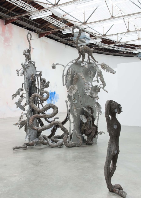 Installation view of sculptures by Jean-Marie Appriou