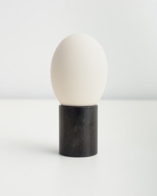 egg sculpture by Sarah Ortmeyer