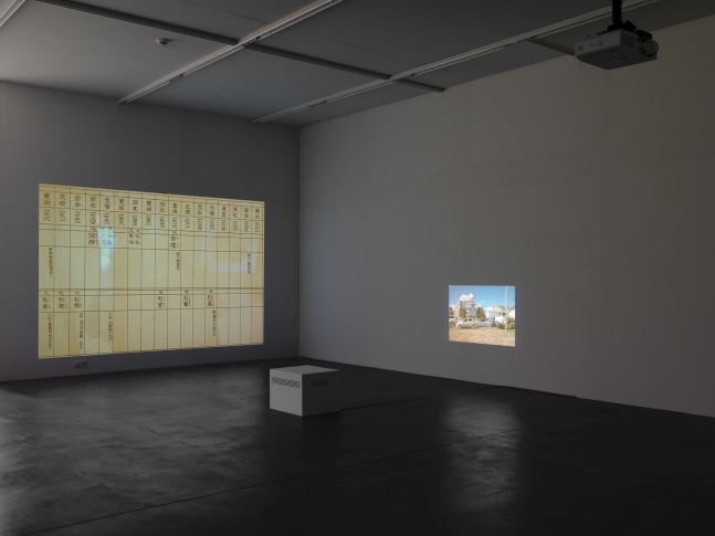 Installation view of Candida Höfer photography exhibition