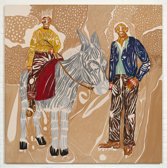 Twenty One Acres and a Mule

2025

Acrylic and coffee on cotton canvas

172.5 x 172.5 cm / 68 x 68 in

&amp;copy; Chase Hall