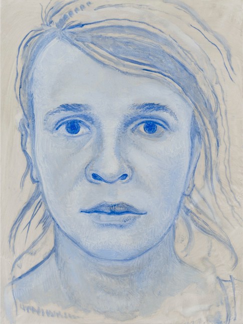 Hortensia Mi Kafchin
Self-portrait with Low Vibes,&amp;nbsp;2024
oil on wood
40 &amp;times; 30 cm