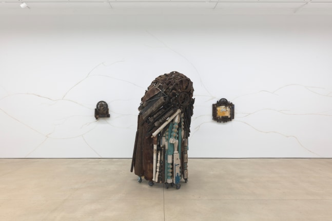 Chiffon Thomas, Staircase to the Rose Window, install 11