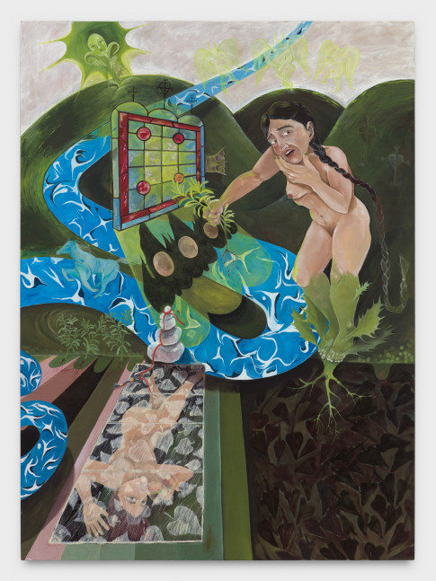 Astrid Terrazas
Gates of Heaven. Do I have a key?, 2022
oil on canvas, sand
74 x 54 ins.
188 x 137.2 cm
