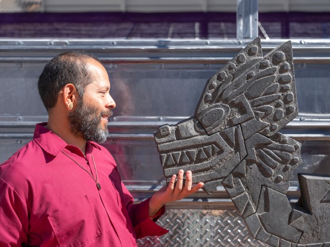 Guadalupe Maravilla: Mariposa Rel&amp;aacute;mpago, Installation view, Ballroom Marfa, November 4, 2023&amp;ndash;March 16, 2024. Image courtesy the artist and Ballroom Marfa. Photo by Makenzie Goodman.