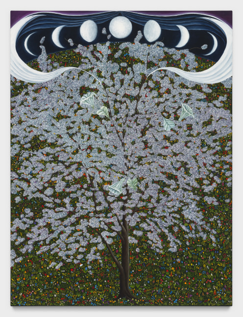 Srijon Chowdhury
Moonflower, 2025
oil on linen
48 x 36 ins.
121.9 x 91.4 cm