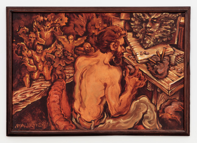 Martin Wong, Portrait of Tom Mueller, 1975